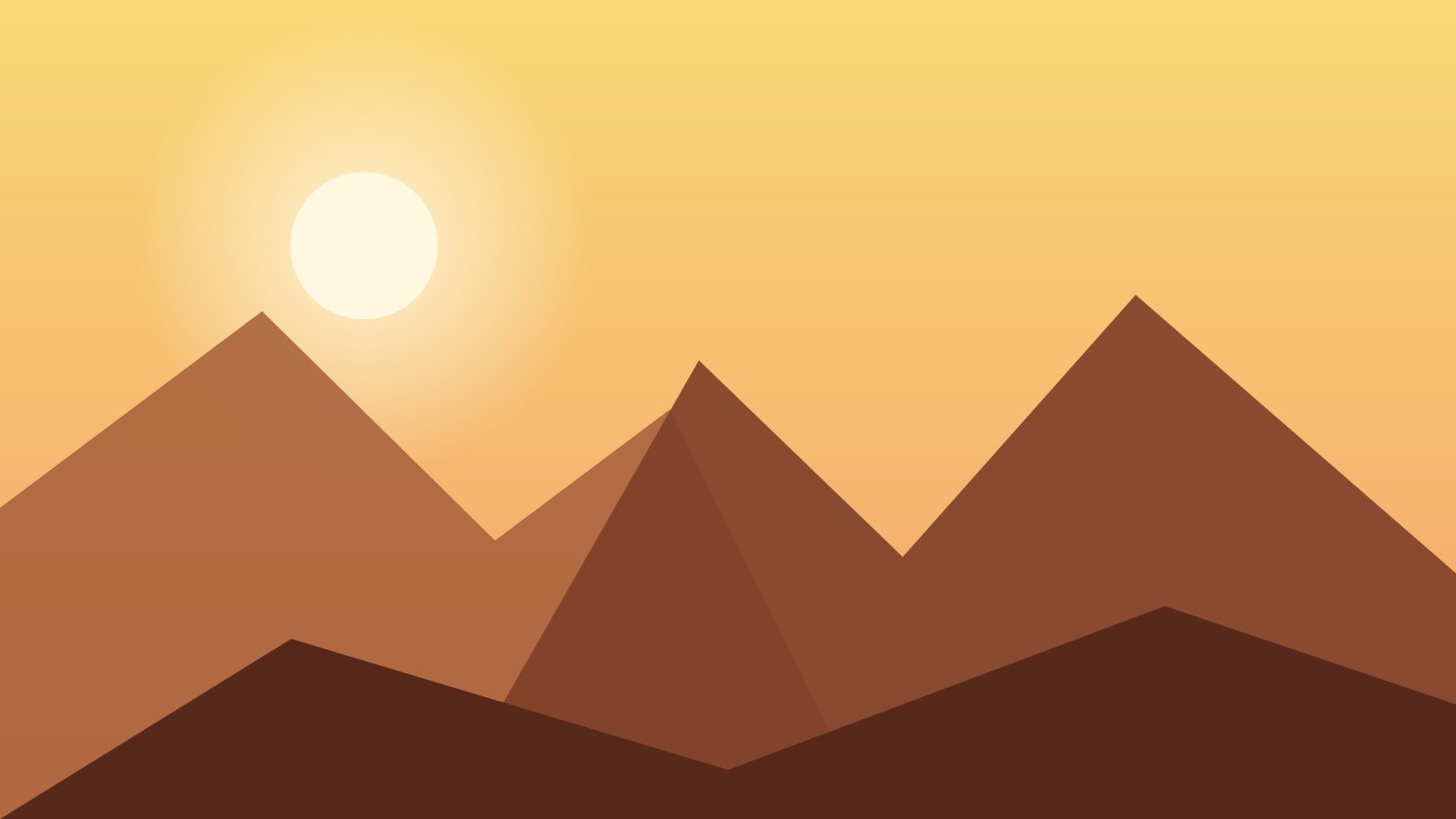 Paisaje de estepa al amanecer con luz dorada